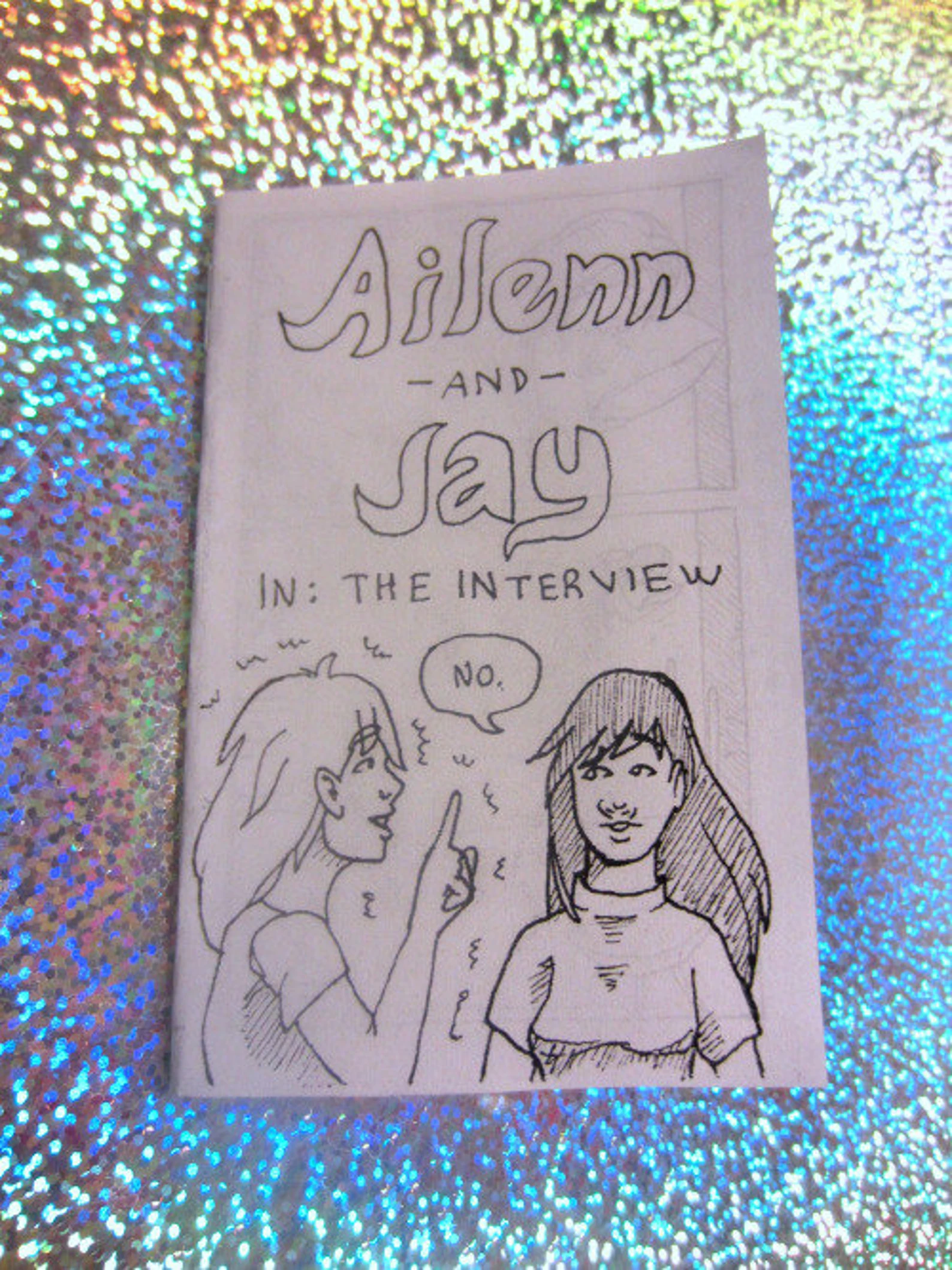Ailenn and Jay in: The Interview Minicomic