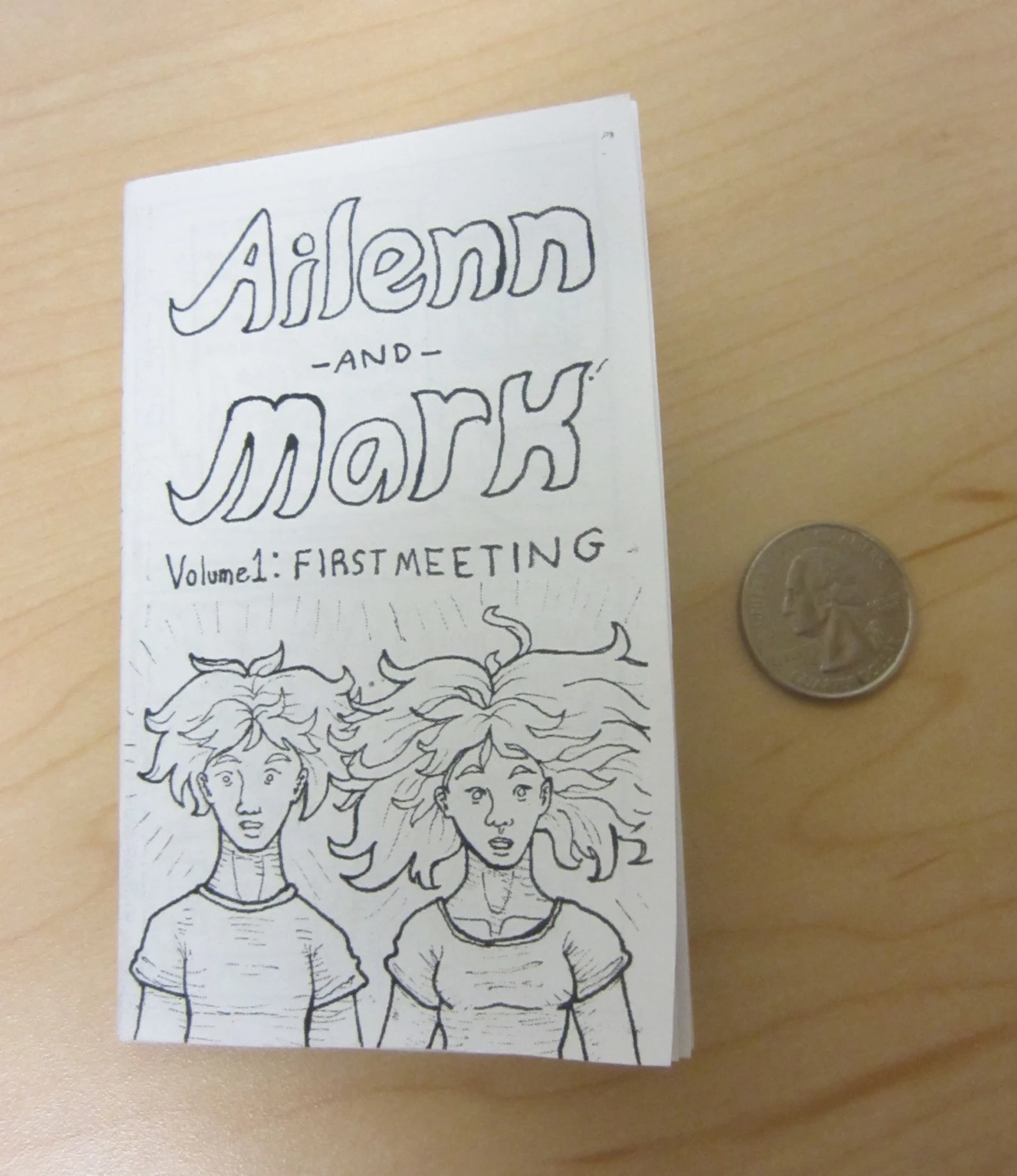 Ailenn and Mark: First Meeting Minicomic Zine
